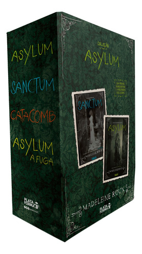 Box Asylum, de Roux, Madeleine. Série Asylum Vergara & Riba Editoras, capa mole em português, 2017