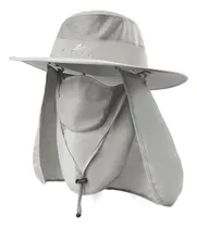 Comprar Sombrero De Pesca Con Protección Solar Upf 50+, Gris Claro U