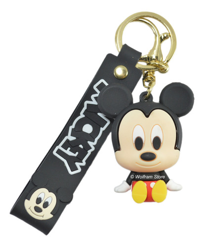 Llavero De Goma De Disney Mickey Minnie Donald Daisy