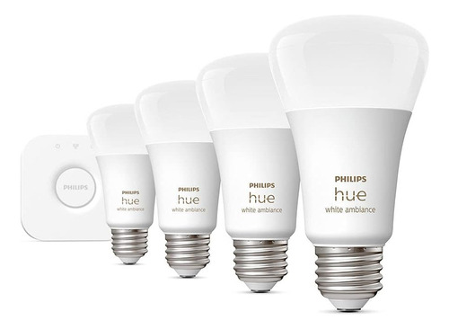 Kit De Inicio De Bombillas Inteligentes Philips Hue White Am