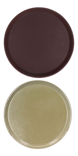Bandeja Redonda Templada De 28 Cm (redonda) Para Servir, De