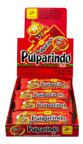 Dulce Mexicano Importado Enchilado De La Rosa® Pulparindo