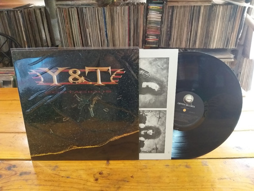 Y & T Contagious Vinilo Lp Brasil 1988 Hard Rock Whitesnake