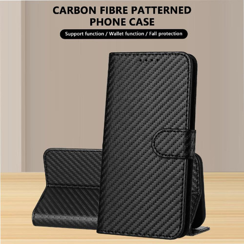 Funda Abatible For Motorola Edge 50 Fusion Carbon Fiber