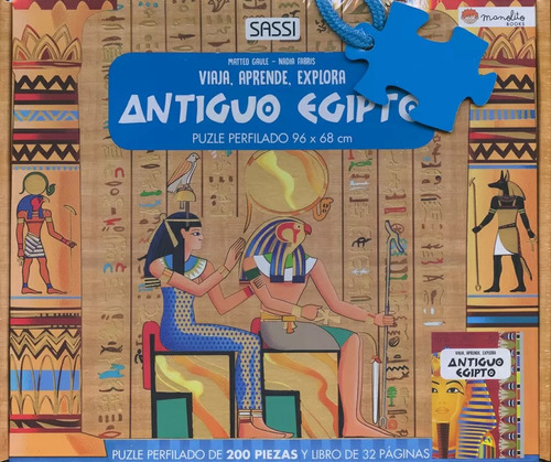 Antiguo Egipto Viaja Aprende Explora Libro Rompecabezas