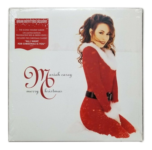 Mariah Carey merry Christmas Vinilo Limitado Verde Y Rojo