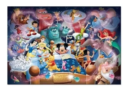 Puzzle Rompecabezas 1000 Piezas El Sueño De Mickey Disney