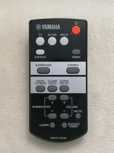 Control Yamaha Fsr73 Barra Sonido Ats-1050 Yas-105 Srt-700