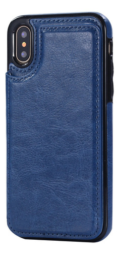 B Funda Carcasa Piel Billetera Con Soporte Para iPhone