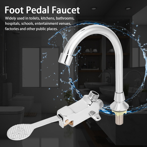 Juego De Grifos Para Lavabo De Baño, Pedal De Laboratorio De