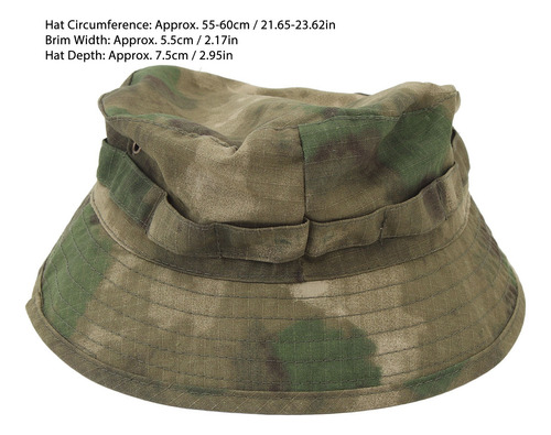 Sombrero Boonie Para Viajes De Pesca Camuflaje De La Selva