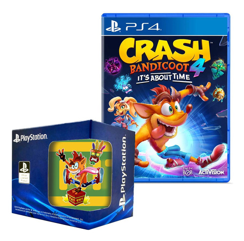 Crash Bandicoot 4 It's About Time Playstation 4 Y Taza 1
