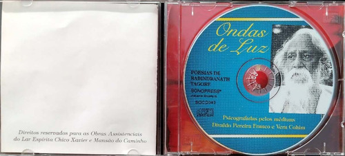 Cd Ondas De Luz Poesias Psicografadas Por Divaldo P. Franco (Usado)