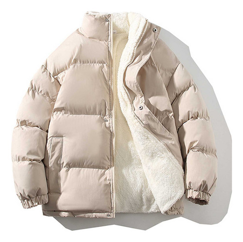 Chaqueta Chamarra J For Hombre, Forro Polar De Algodón Negr