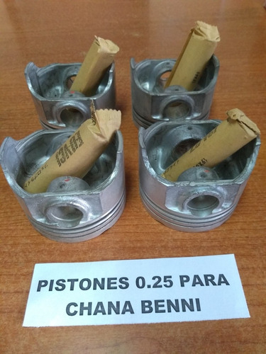 Pistones 0.25 Para Chana Benni Cv6 