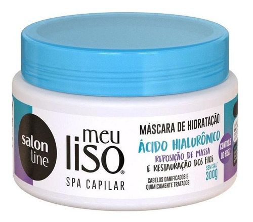 Máscara Meu Liso Spa Capilar Ácido Hialurônico Salonline300g