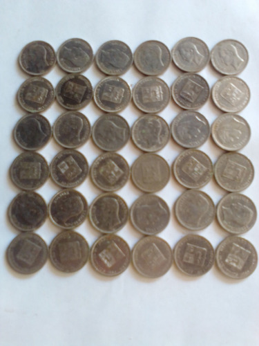 Monedas De 50 Céntimos Año 1965 Fuera De Circulación