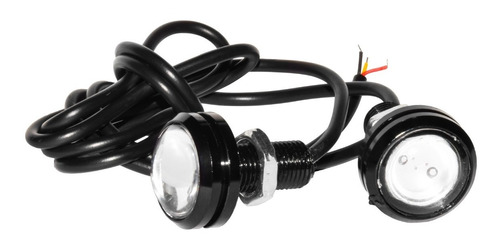 Luz Led Lente 16mm Al 2x3w Flash Azul