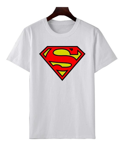 Remera Superman Logo Heroe Algodon Unisex Adulto/niño