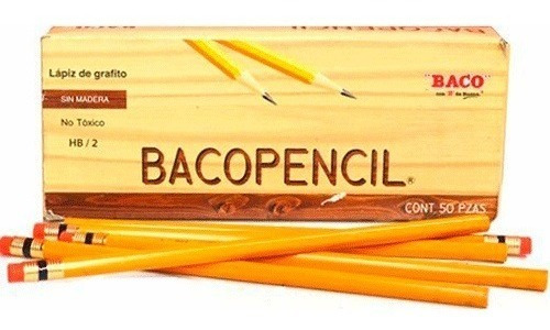 Lapiz De Grafito Baco Bacopencil 53312 Dureza 2hb 10 Piez /v