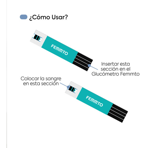 Tiras Reactivas Para Glucometro Kf-b12 Medidor Glucosa X 100 Unidades Digital Diabetes Femmto