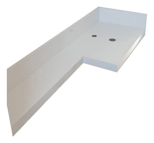 Bancada D Porcelanato Branco P/cuba Apoio,60×40 Lê Descrição