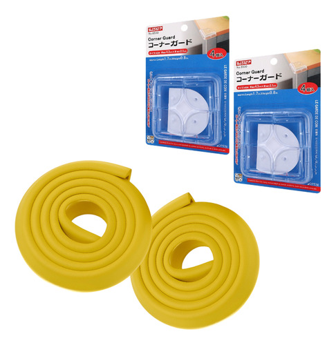 Protector De Esquinas + Borde De Mesa(8 Pzas+2 Rollos)