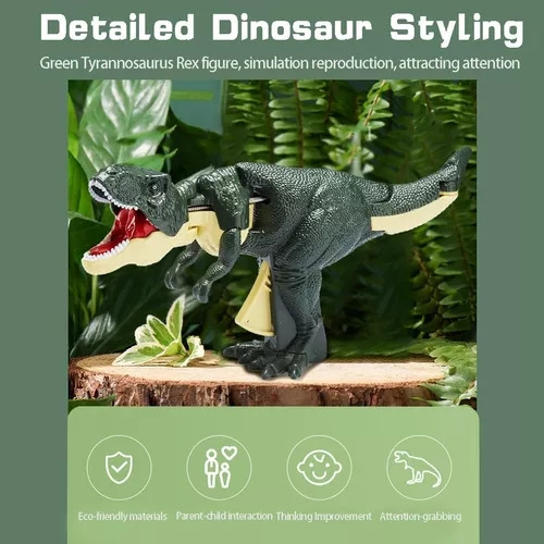 Juguete Primaveral Antiestrés De Dinosaurio Retráctil Manual