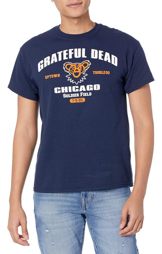 Liquid Blue Camiseta Grateful Dead-chicago 95 Para Hombre, A