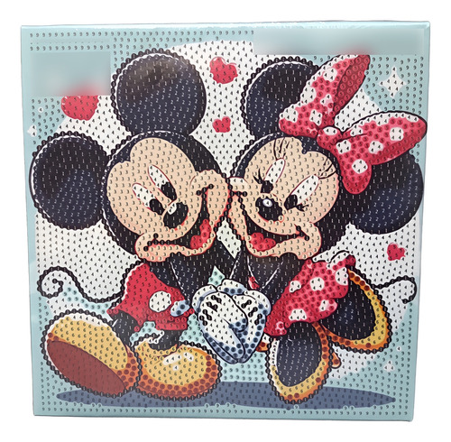 Set Pintura De Diamante Mickey Mouse Minnie Mouse Disney