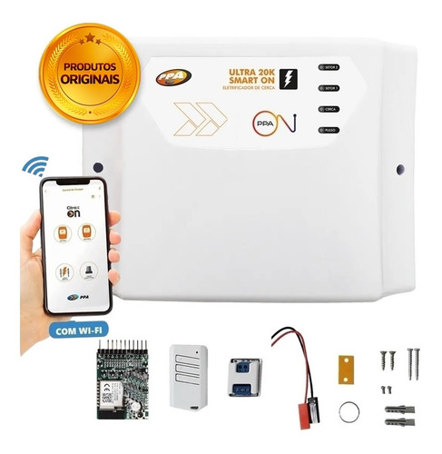 Central De Cerca Elétrica Ultra 20k Smart On Wifi Ppa 110V/220V