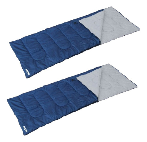 Kit 2 Sacos De Dormir 4° C Com Extensão Para Travesseiro