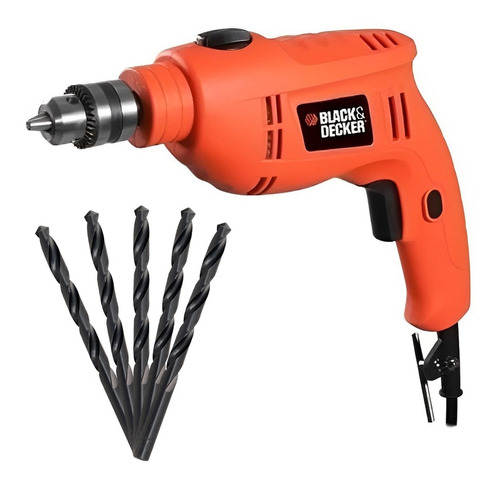 Taladro 3/8 10mm 550w Con 5 Brocas Gratis Tb550 Black&decker