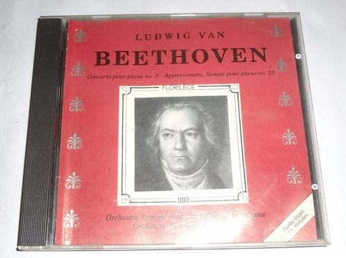 Beethoven - Concierto Para Piano 3 Sonata Para Piano 23 - Cd
