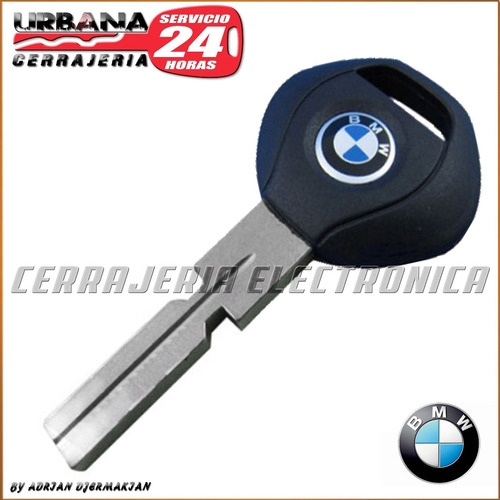 Carcasa Llave Bmw Sin Botones Codificada Cerrajeria Urbana