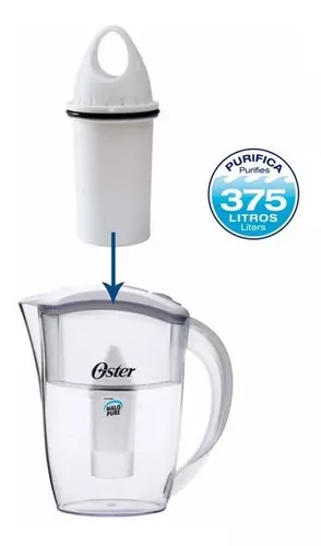 Jarra Purificador De Agua Oster Filtro 1Lt