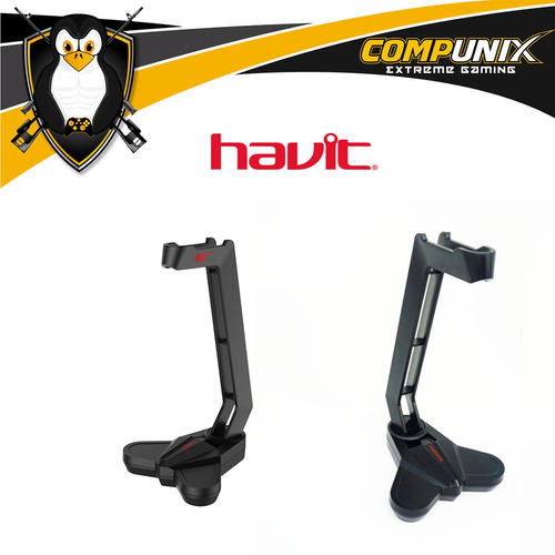 Imagen 4 de 6 de Soporte Para Audifonos Gaming Havit Hy505 Holder Negro