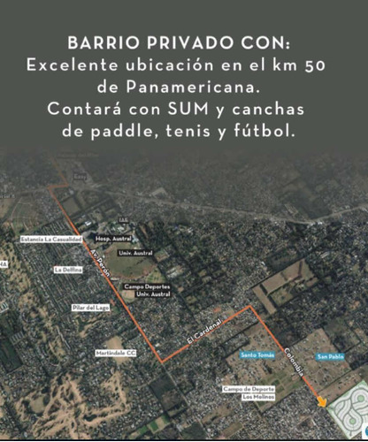 Dueño Directo. Lote En Barrio Privado San Pablo Chico/pilar.