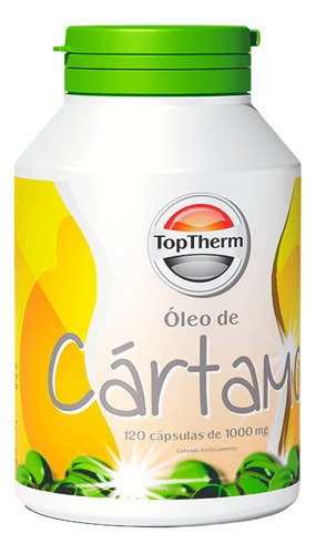 Óleo De Cártamo 120 Cápsulas Toptherm Top Therm