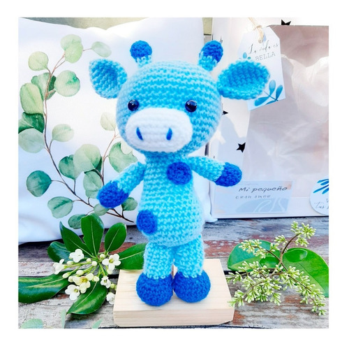 Imagen 6 de 6 de Muñeco Apego Tejido Crochet Amigurumi - En Caja Con Tarjetas