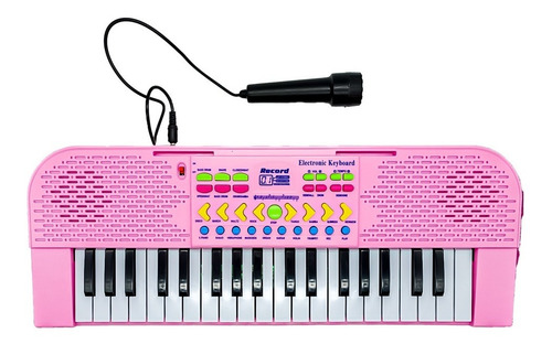 Imagen 2 de 3 de Piano Electronico Teclado Musical 37 Teclas Niños Niñas Ritm