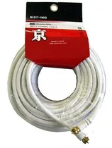 Comprar Cable Coaxial Rg-6, Blanco, Tipo F Conectores Chapados En Or