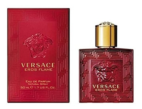 Aerosol Edp Versace Eros Flame De Versace Para Hombre, 50 Ml