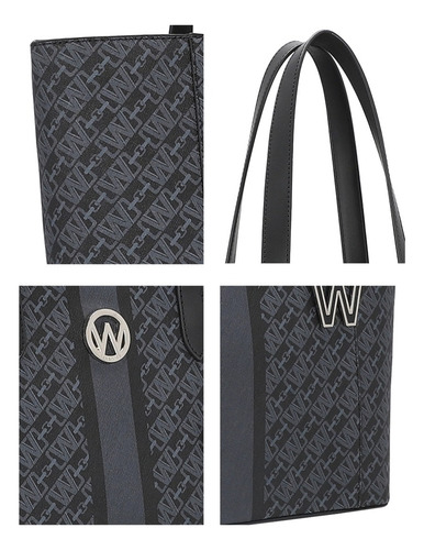 Bolsa Tote Para Mujer Westies Negro Hblibba7we
