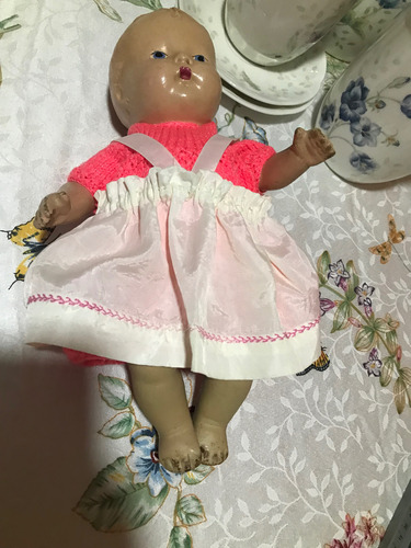 Muñeca De Composición Antigua (Usado)