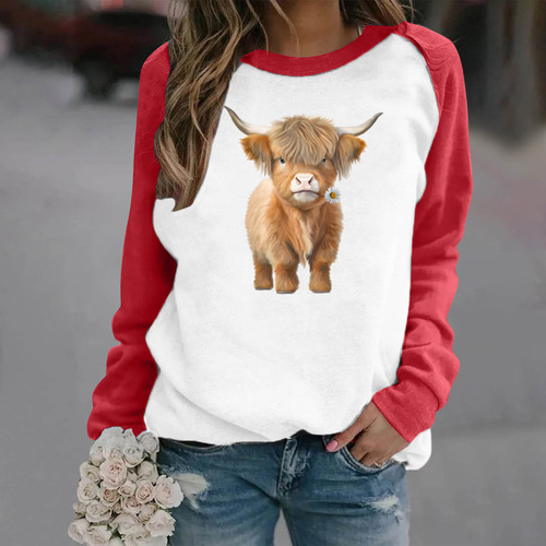 Camisetas En U Para Mujer, A La Moda, Con Estampado De Pecho