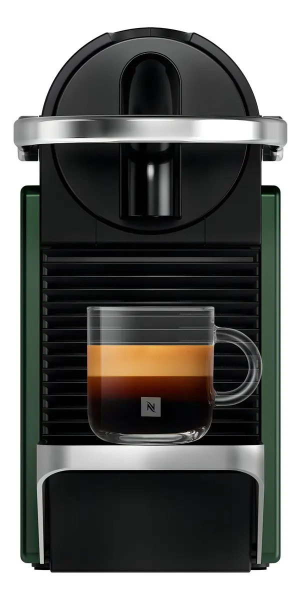 Cafetera Nespresso Pixie Dark Green C62 Color Verde