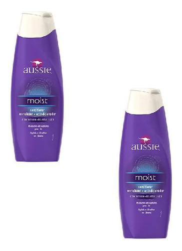 Kit Com 2 Condicionador Aussie Moist 400ml