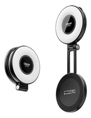 Ulanzi Lm19 Magsafe Luz Portátil Para Selfie Para Iphone Negro