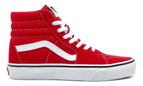 Tenis vans rojos con suela shop cafe